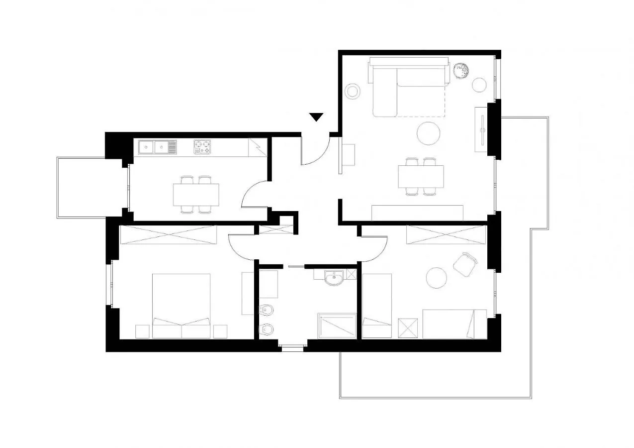 The Best Rent - Large And Bright Two-Bedrooms Apartment With Balcony Milan